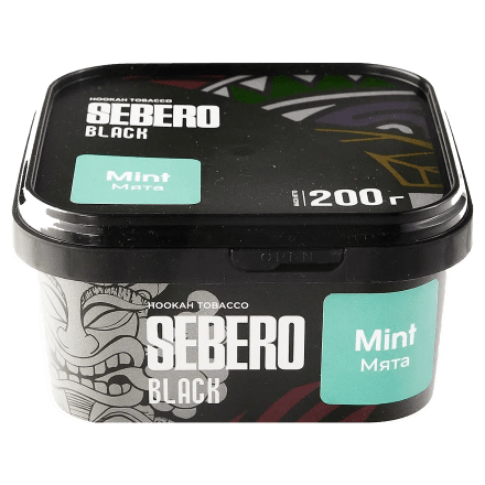 Табак Sebero Black - Mint (Мята, 200 грамм) купить в Владивостоке