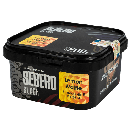 Табак Sebero Black - Lemon Waffle (Лимонные Вафли, 200 грамм) купить в Владивостоке