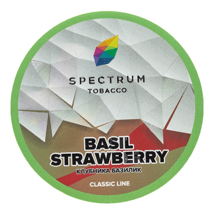 Табак Spectrum - Basil Strawberry (Клубника Базилик, 40 грамм) купить в Владивостоке