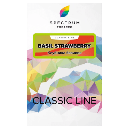 Табак Spectrum - Basil Strawberry (Клубника Базилик, 40 грамм) купить в Владивостоке