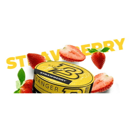 Табак Banger - Strawberry (Клубника, 100 грамм) купить в Владивостоке