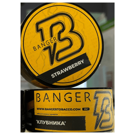 Табак Banger - Strawberry (Клубника, 25 грамм) купить в Владивостоке
