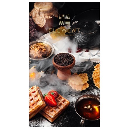 Табак Element Вода - Belgian Waffle (Бельгийская Вафля, 100 грамм) купить в Владивостоке