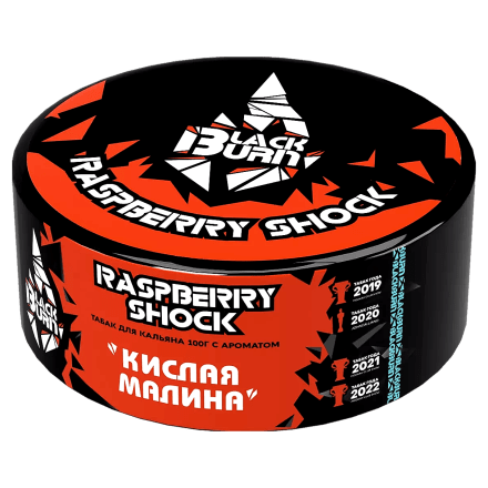 Табак BlackBurn - Raspberry Shock (Кислая Малина, 100 грамм) купить в Владивостоке