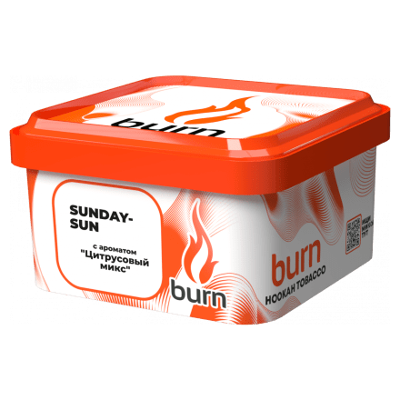 Табак Burn - Sundaysun (Цитрусовый Микс, 200 грамм) купить в Владивостоке