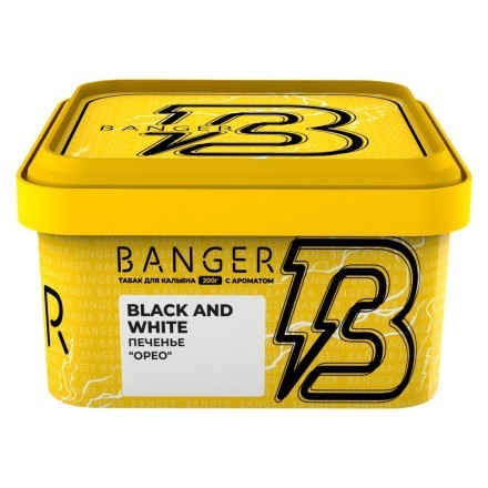 Табак Banger - Black and White (Печенье Орео, 200 грамм) купить в Владивостоке