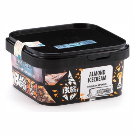Табак BlackBurn - Almond Icecream (Миндальное Мороженое, 200 грамм) купить в Владивостоке