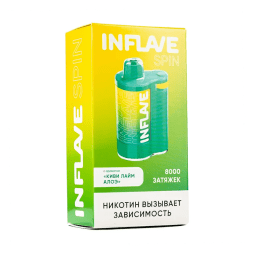 INFLAVE SPIN - Киви Лайм Алоэ (8000 затяжек)