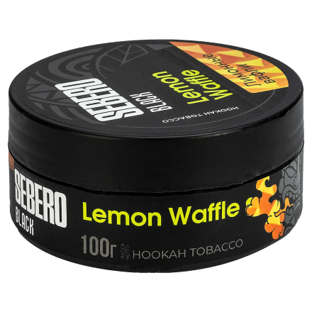 Табак Sebero Black - Lemon Waffle (Лимонные Вафли, 100 грамм) купить в Владивостоке