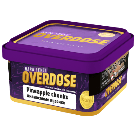 Табак Overdose - Pineapple Chunks (Ананасовые Кусочки, 200 грамм) купить в Владивостоке