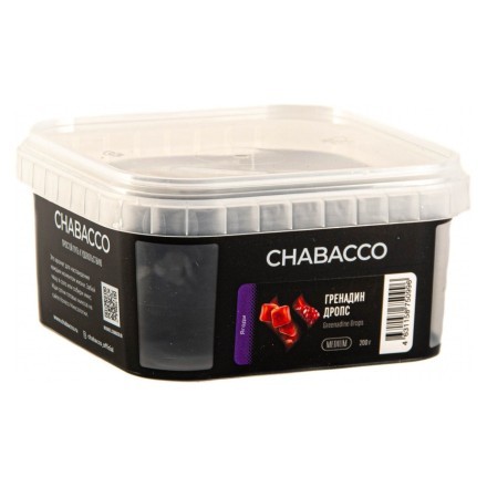 Смесь Chabacco MIX MEDIUM - Grenadine Drops (Гренадин Дропс, 200 грамм) купить в Владивостоке