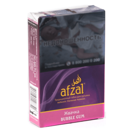 Табак Afzal - Bubble Gum (Жевательная Резинка, 40 грамм) купить в Владивостоке