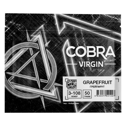 Смесь Cobra Virgin - Grapefruit (3-108 Грейпфрут, 50 грамм) купить в Владивостоке