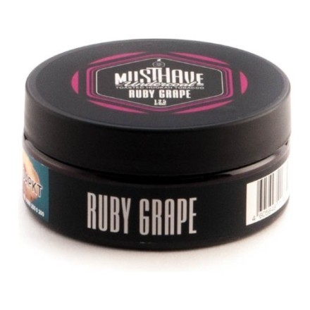 Табак Must Have - Ruby Grape (Рубиновый Виноград, 125 грамм) купить в Владивостоке