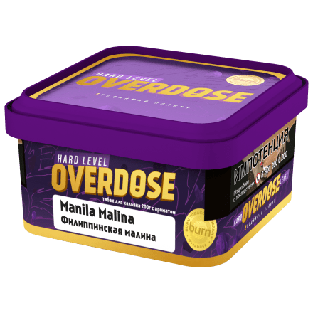 Табак Overdose - Manila Malina (Филиппинская Малина, 200 грамм) купить в Владивостоке