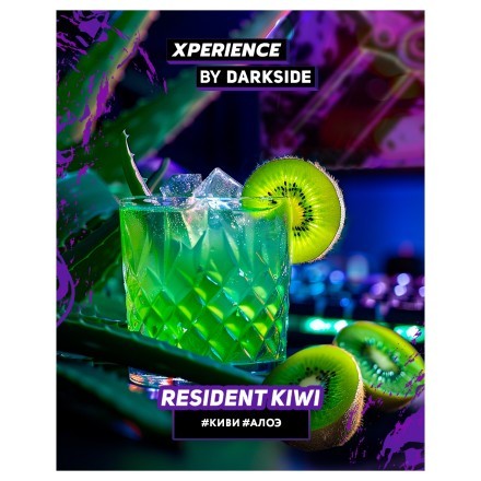 Табак Darkside Xperience - Resident Kiwi (30 грамм) купить в Владивостоке