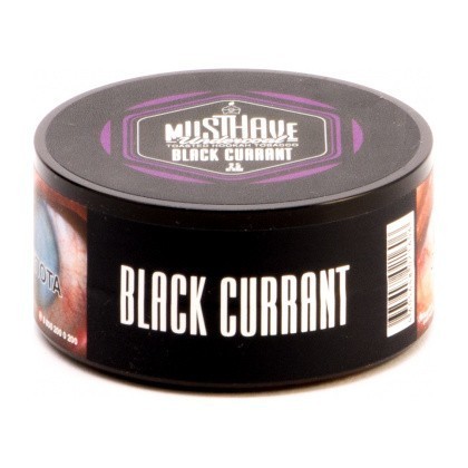 Табак Must Have - Black Currant (Черная Смородина, 25 грамм) купить в Владивостоке