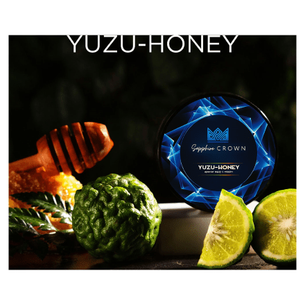 Табак Sapphire Crown - Yuzu-Honey (Юдзу с Мёдом, 100 грамм) купить в Владивостоке