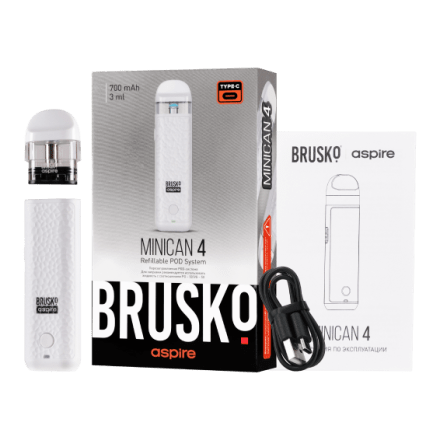 Электронная сигарета Brusko - Minican 4 (Желтый) купить в Владивостоке