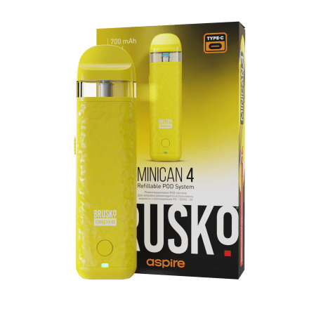 Электронная сигарета Brusko - Minican 4 (Желтый) купить в Владивостоке