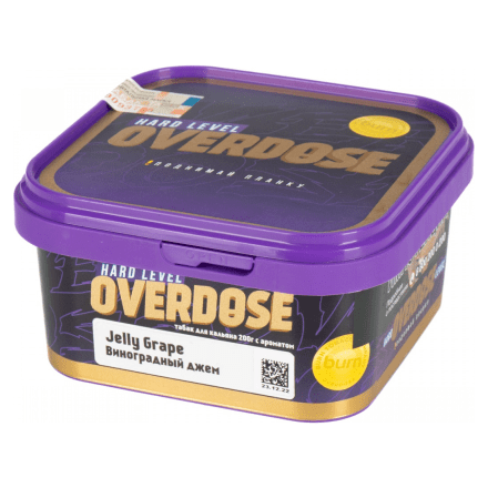 Табак Overdose - Jelly Grape (Виноградный Джем, 200 грамм) купить в Владивостоке
