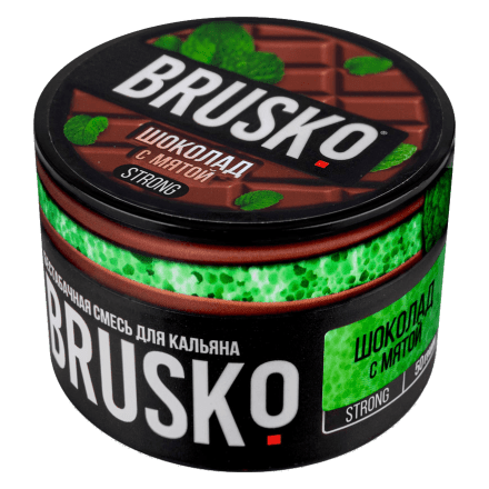 Смесь Brusko Strong - Шоколад с Мятой (50 грамм) купить в Владивостоке