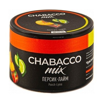 Смесь Chabacco MIX MEDIUM - Peach Lime (Персик - Лайм, 50 грамм) купить в Владивостоке