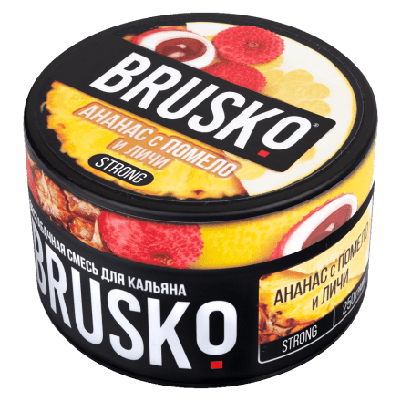 Смесь Brusko Strong - Ананас с Помело и Личи (250 грамм) купить в Владивостоке