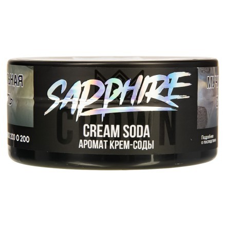 Табак Sapphire Crown - Cream Soda (Крем Сода, 100 грамм) купить в Владивостоке