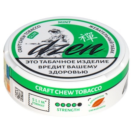 Табак жевательный DZEN - Mint Slim (Мята) купить в Владивостоке