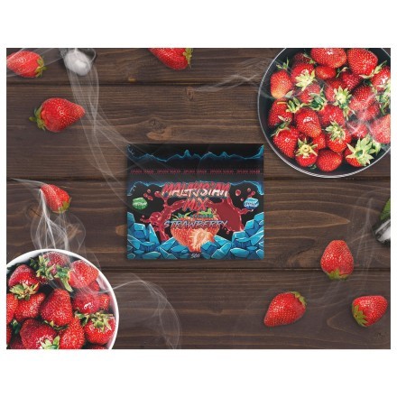 Смесь Malaysian Mix Medium - Strawberry (Клубника, 50 грамм) купить в Владивостоке