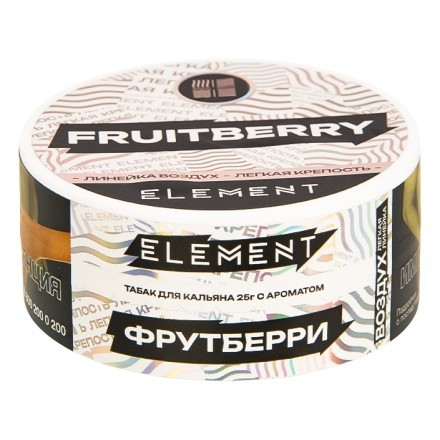 Табак Element Воздух - Fruitberry NEW (Фрутберри, 25 грамм) купить в Владивостоке