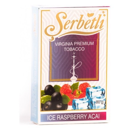 Табак Serbetli - Ice Raspberry Acai (Асаи Малина со Льдом, 50 грамм, Акциз) купить в Владивостоке